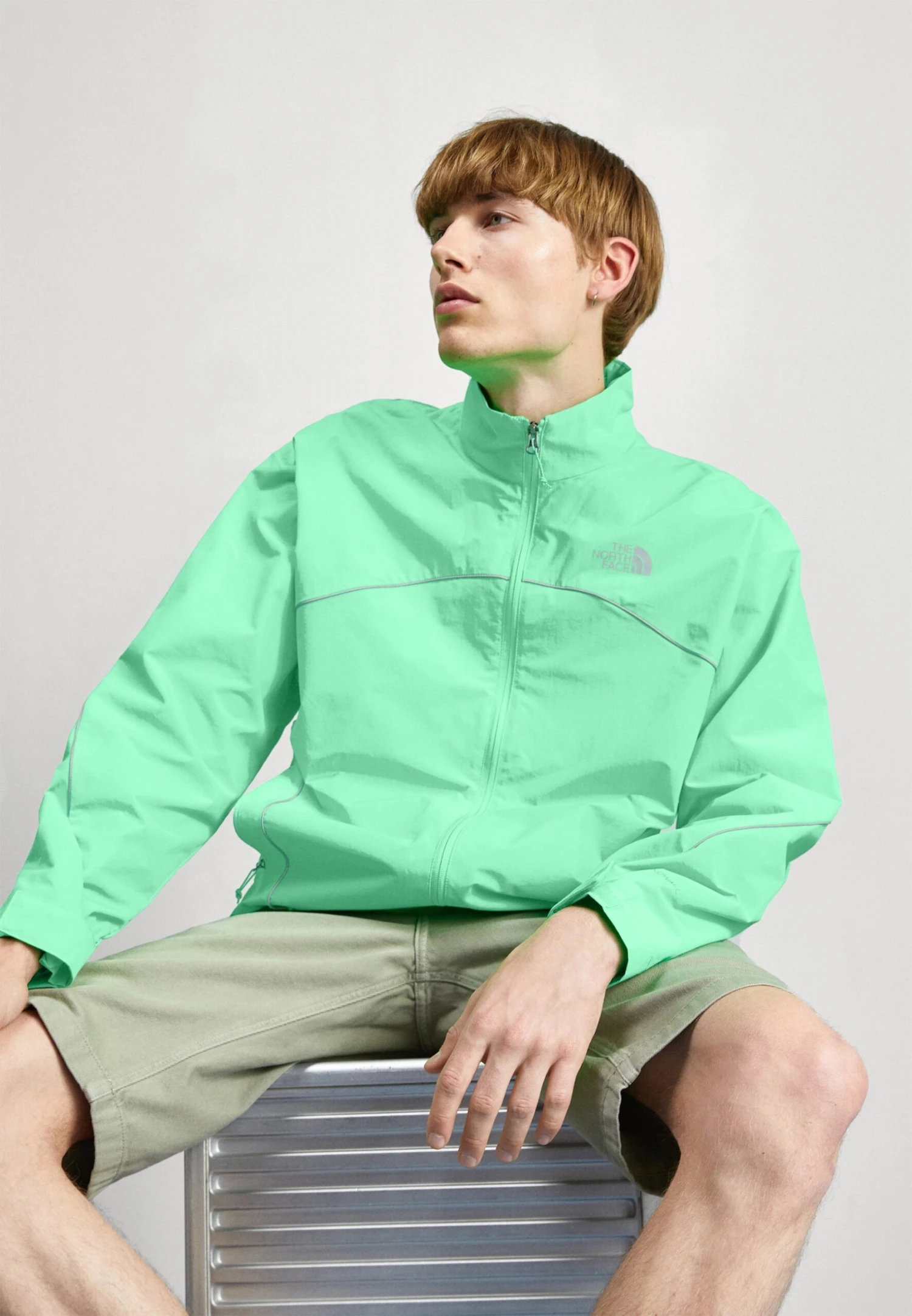 The North Face Tek Piping Wind Jacket - Windjack - Chlorophyll Green 1 The North Face Tek Piping Wind Jacket - Windjack - Chlorophyll Green