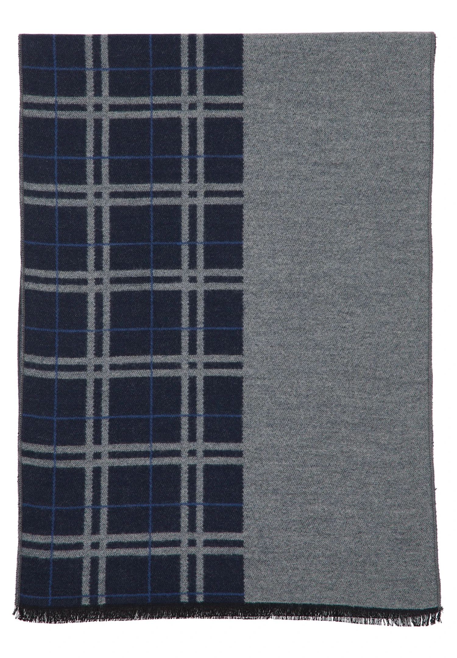 Eterna Karierter - Sjaal - Navy 1 Eterna Karierter - Sjaal - Navy