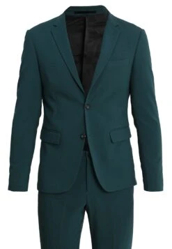 Lindbergh Plain Mens Suit - Kostuum - Dark Green -Herenmode bf83cc0a44db410f8637a9bcfa7ed215