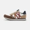 Armani Exchange Lace Up- Sneakers Laag - Pepper/Off-White
