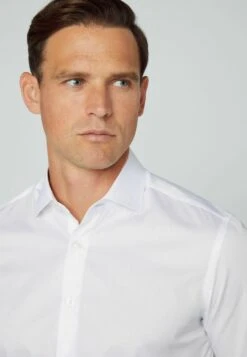 Hackett London Magic Fine - Zakelijk Overhemd - White -Herenmode c26b9205742446359dbc7118e323a075