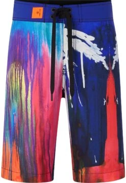 BOGNER FIRE+ICE Fynn - Zwemshorts - Blau Pink Rot -Herenmode c2856cd57a12456097d60aaa122e9c92