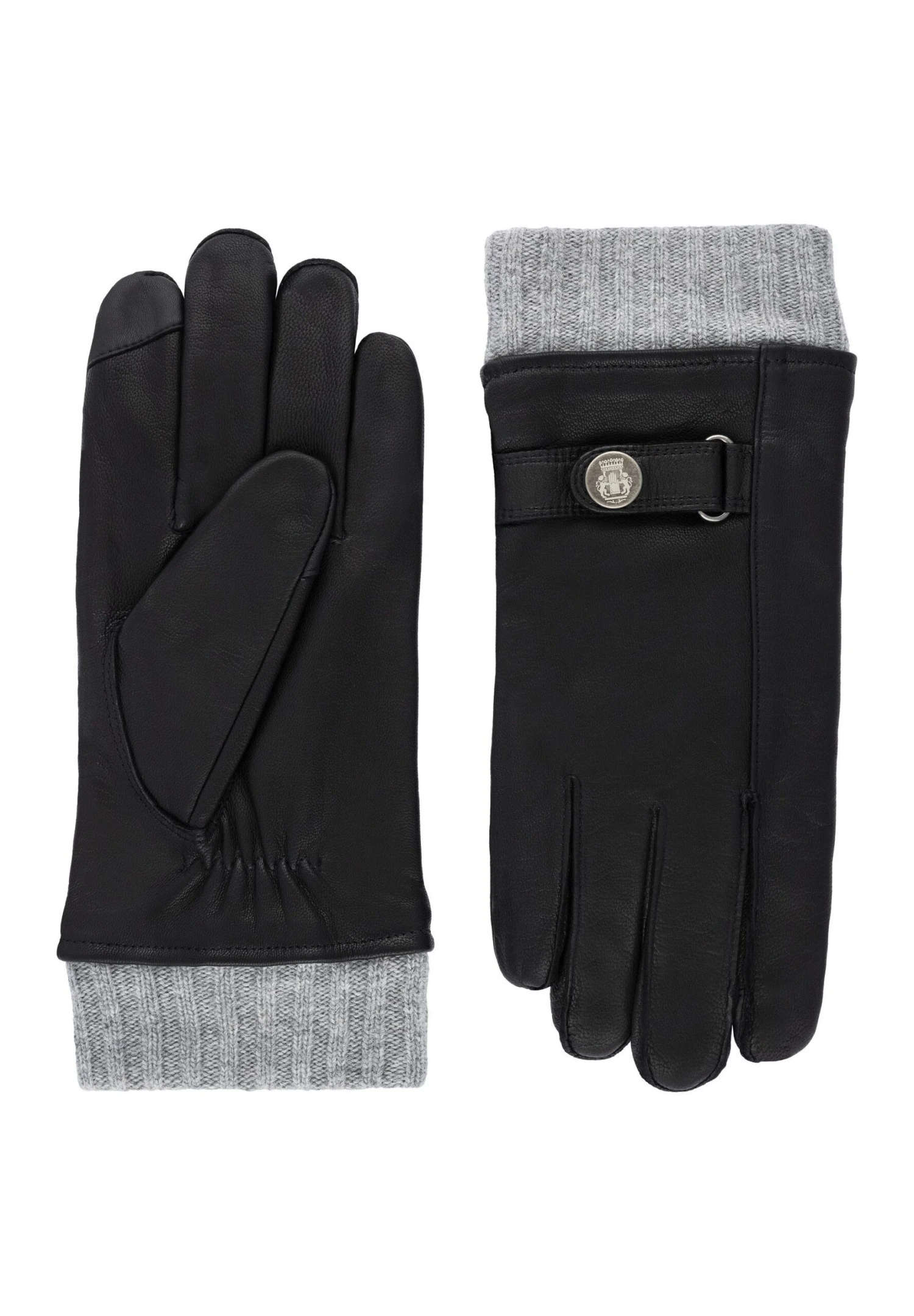 Roeckl Dahlen Touch - Handschoenen - Black Grey 1 Roeckl Dahlen Touch - Handschoenen - Black Grey