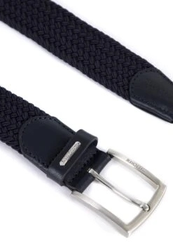 Gevlochten Riem - Dark Blue -Herenmode c406ed5179d542e08fe89562ee441cc2