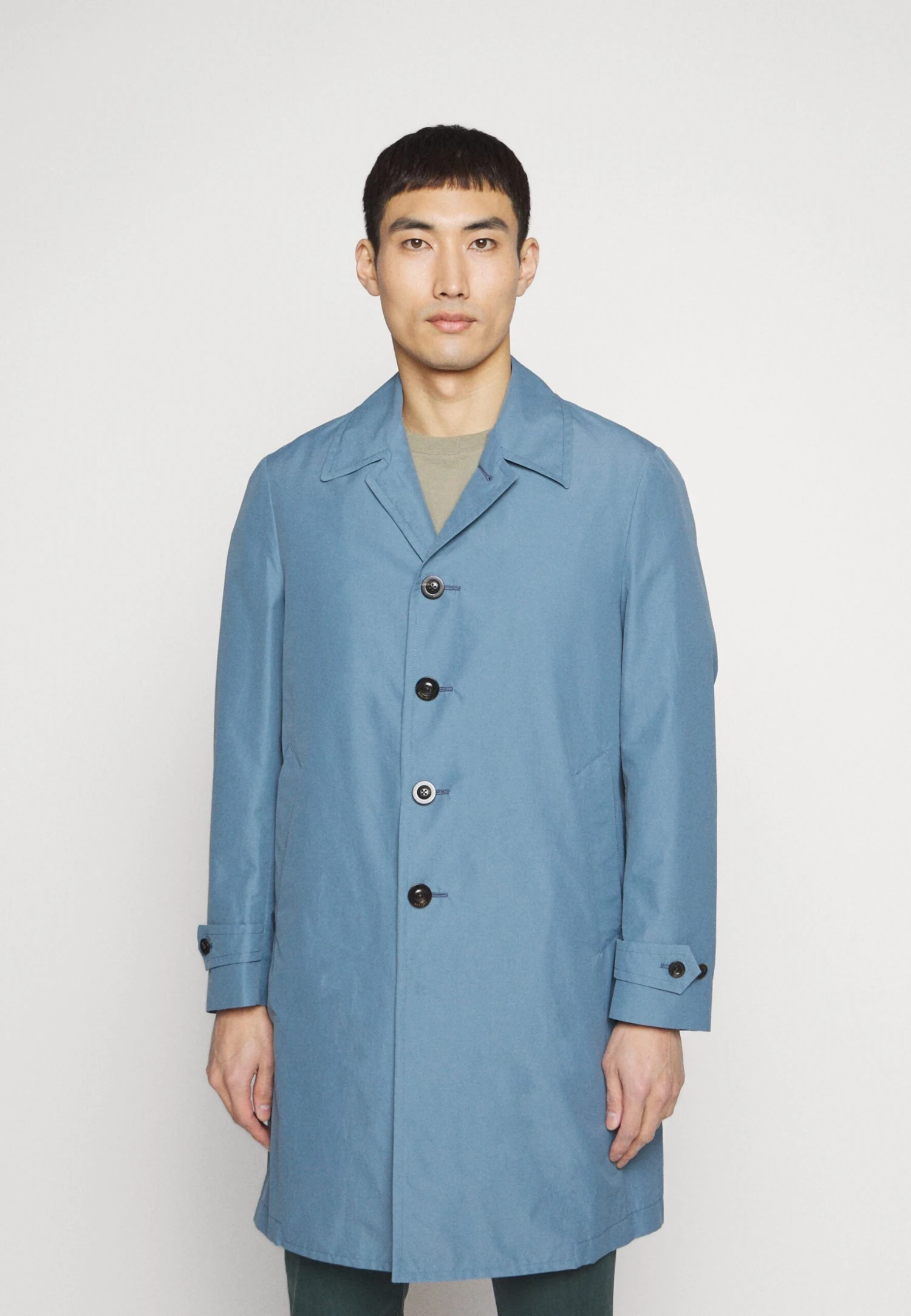 Boglioli Trenchcoat - Avio Blue 3 Boglioli Trenchcoat - Avio Blue - Afbeelding 3