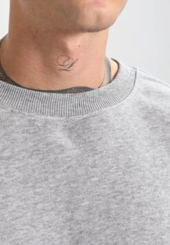 URBAN CLASSICS Crewneck - Sweater - Grey -Herenmode c89d9c71a57b46b3ab9e5199ceba4e0a