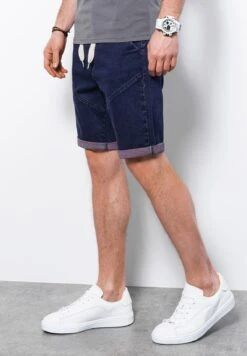 Jeansshort - Purple -Herenmode cc35773a16994106a0276c67a254f859