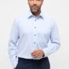 Eterna Performance Comfort Fit - Overhemd - Hellblau