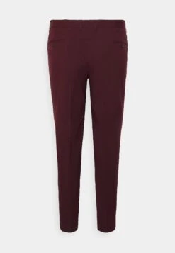 Lindbergh Plain Mens Suit Plus Slim Fit - Kostuum - Bordeaux Mel -Herenmode ce066fc09e9b4746846e020f65827cd0