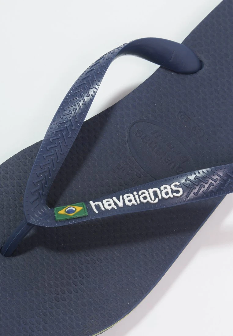 Havaianas Flip Flop Brasil Logo - Teenslippers - Navy Blue 6 Havaianas Flip Flop Brasil Logo - Teenslippers - Navy Blue - Afbeelding 6