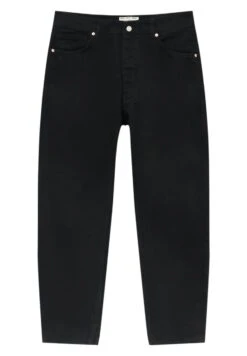 PULL & BEAR Basic Standard- Straight Leg Jeans - Black -Herenmode cf56d37d7a7e46a7abafebf23b6a4d65