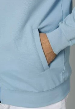 Sweater Met Rits - Hellblau -Herenmode cf70da6369464615a4cda124557a73c9