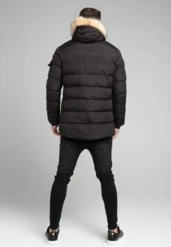 SikSilk Expedition - Winterjas - Black -Herenmode cf775093ba694fb599db83fb13090bd8