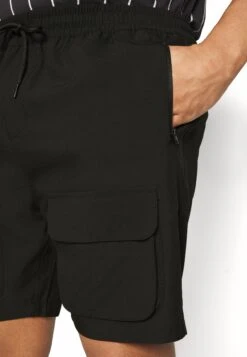 BRAVE SOUL Shorts - Black -Herenmode cfe5ad137d574871a4a906d13fa03e18