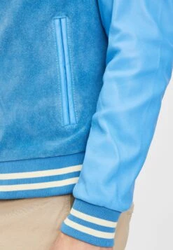 Goosecraft Gc Melrose - Leren Jas - Blaugrau -Herenmode d046c9b61ff843acb535a0d054835f2f