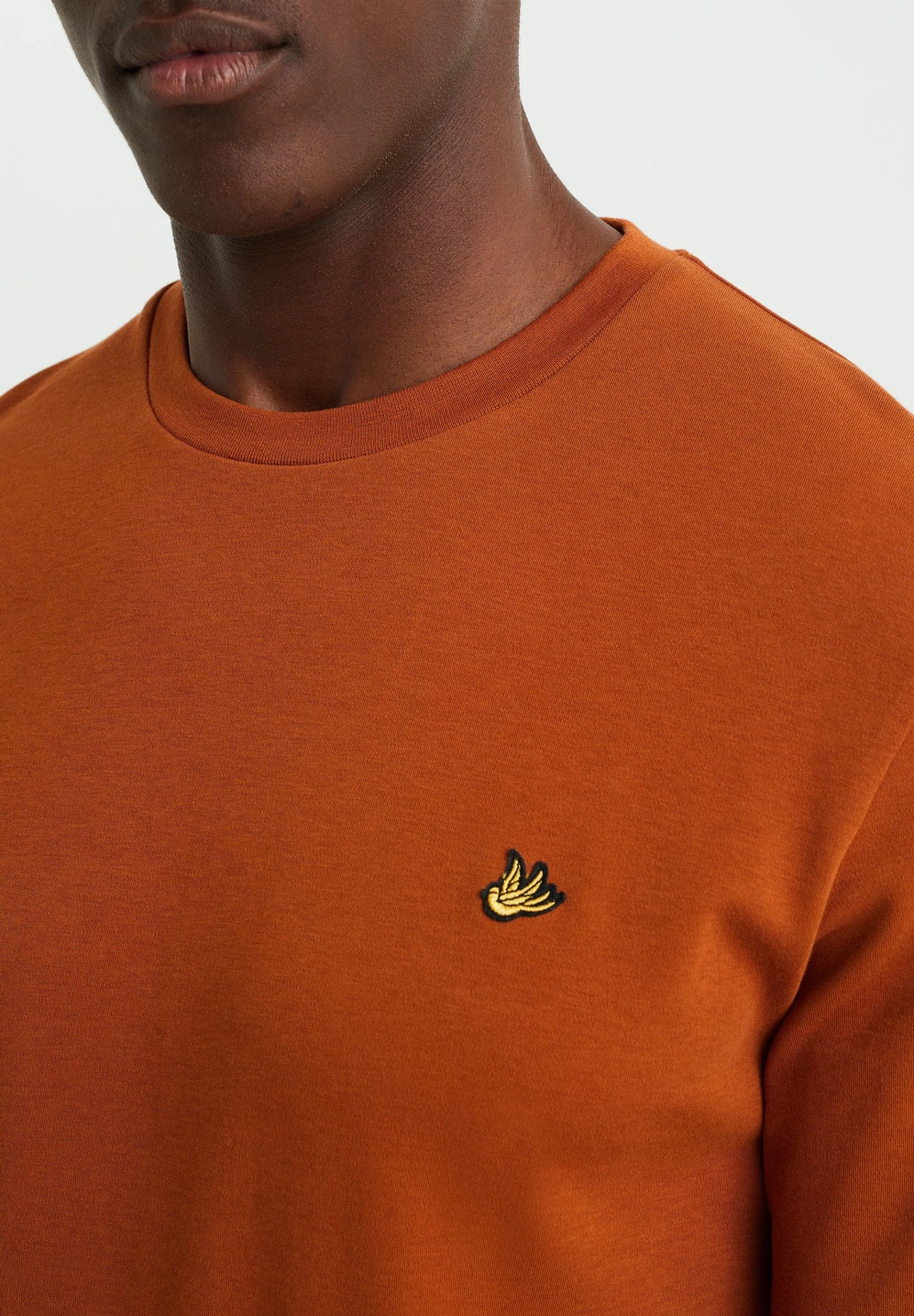 WE FASHION T-Shirt Basic - Brown 4 WE FASHION T-Shirt Basic - Brown - Afbeelding 4