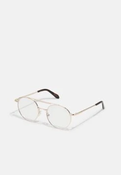 QUAY AUSTRALIA Unisex - Brillen Met Blauwlichtfilter - Gold-Coloured/Clear
