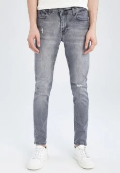 DeFacto Slim Fit Jeans - Grey
