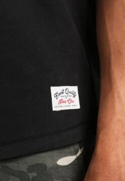 Pier One Garment Tee - T-Shirt Basic - Black -Herenmode d7d65e25c1034ac4a390973ab6342d9a