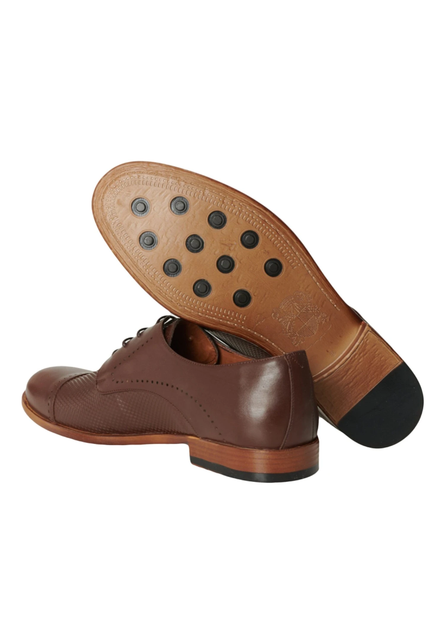 Standard Fit - Veterschoenen - Brown 3 Standard Fit - Veterschoenen - Brown - Afbeelding 3