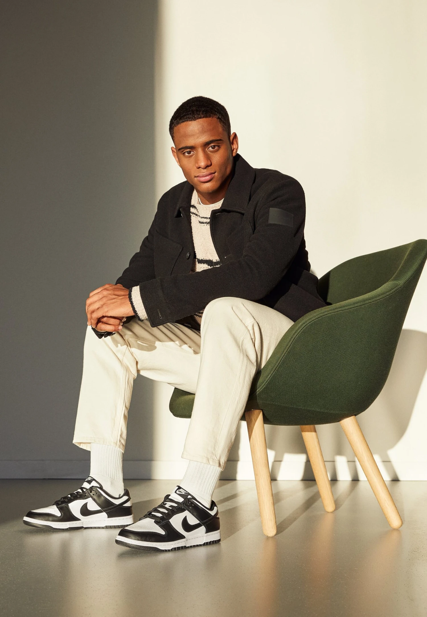 Nike Sportswear Dunk Retro - Sneakers Laag - White/Black 1 Nike Sportswear Dunk Retro - Sneakers Laag - White/Black