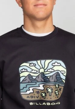 Billabong Shine - Sweater - Black -Herenmode dee274a9cd0f41cda9110b1a78235bbe