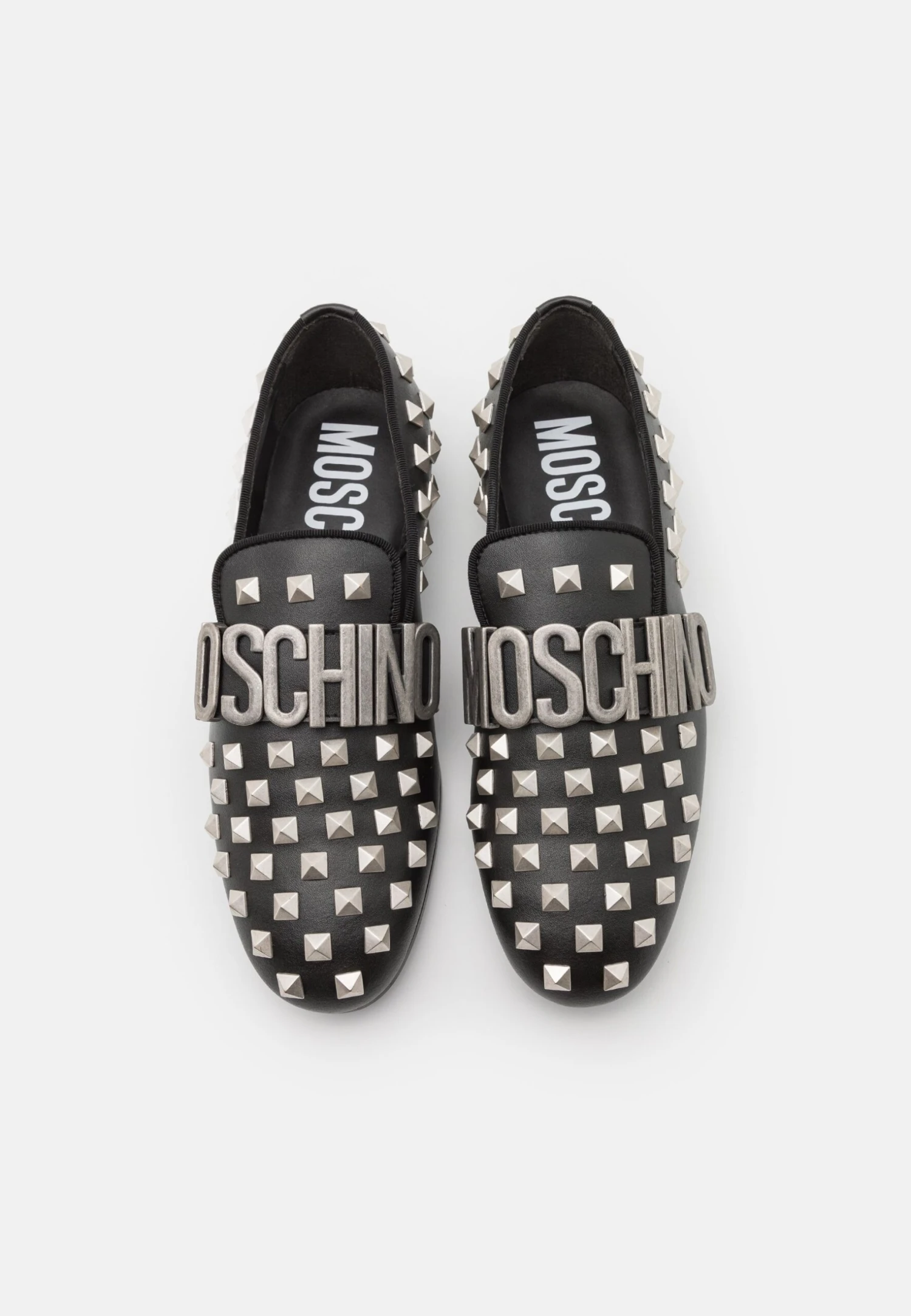 MOSCHINO Maxilettering - Instappers - Black/Silver 6 MOSCHINO Maxilettering - Instappers - Black/Silver - Afbeelding 6