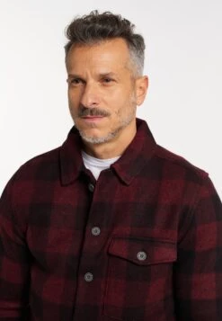 Dreimaster Tuxe - Overhemd - Dunkelrot -Herenmode e2e2ae41975541cbb9ee59b4aa7ae3db