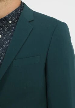 Lindbergh Plain Mens Suit - Kostuum - Dark Green -Herenmode eae7de54c9a3454ea13db95d6e429f08