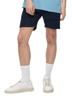QS By S.Oliver Regular - Shorts - Tiefblau -Herenmode eff80cb7e1b146d88983f0c726e11124
