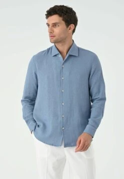 Casual- Overhemd - Light Blue -Herenmode f0ac594690654bb0a67dbad8f0d91e19