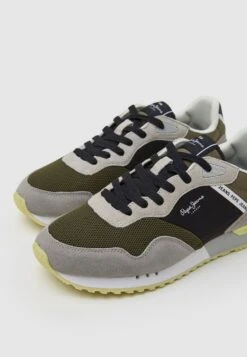 Pepe Jeans London One Hero - Sneakers Laag - Khaki Green -Herenmode f160f8b4e05c4822a7b1c53d14832fb8