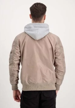 Alpha Industries Hood - Bomberjacks - Vintage Sand -Herenmode f17ca79fab4a4495aa3c56d1243dd09f