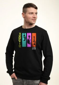 Henry Tiger Cowboy Bebop Colorful Sequence - Sweater - Black