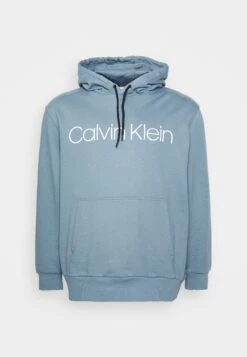 Calvin Klein Logo Hoodie - Sweater - Grey Tar -Herenmode f48f1b771e794dc2ac796a08c7ac6ed9