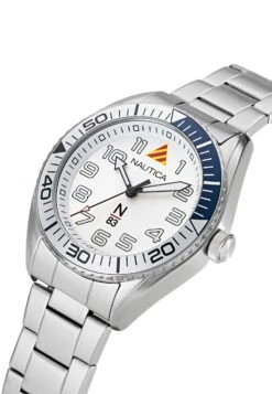 Nautica Finn World - Horloge - Silver-Coloured -Herenmode fde16c691b8645f788fe6ff7c890affb