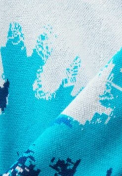 ESPRIT Mit Wellenmuster - Trui - Blue -Herenmode ffb04628762a4e609f3999575fe3084f