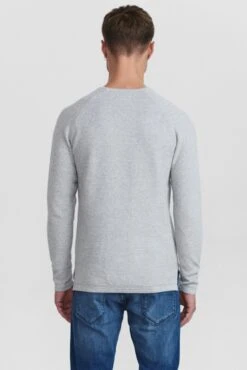 Gabba Lamp O Neck- Trui - Light Grey Melange -Herenmode fffdab4cd0f84b1d87629a58465ab76a